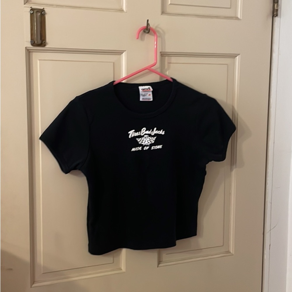 Vintage 2000s Y2K Rockabilly Band Three Bad Jacks Tee T Shirt Top. Size: M